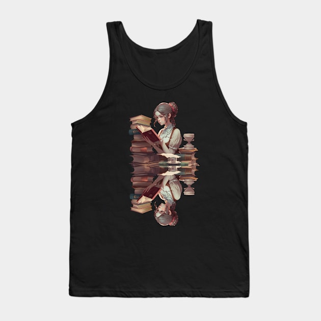 I Look Better Bent Over A Book Tank Top by ZiaZiaShop